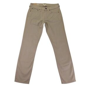 J.Crew 484 Slim Fit Pant Mens 28x30 Khaki Tan Garment Dye Stretch Casual NEW